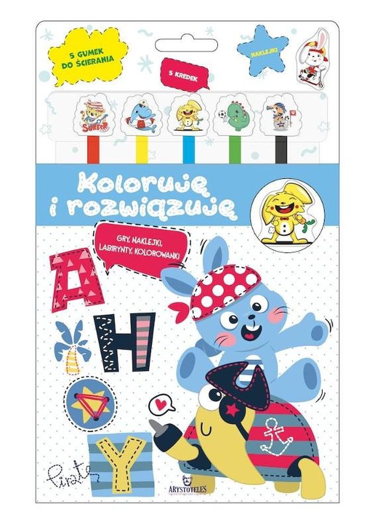 Koloruję i rozwiązuję. Wersja niebieska