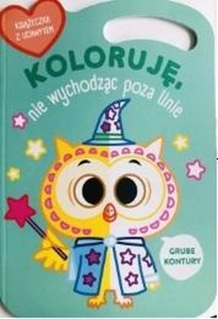 Koloruję, nie wychodząć poza linie. Sówka