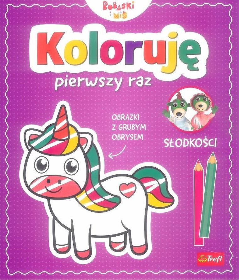 Koloruję pierwszy raz. Słodkości