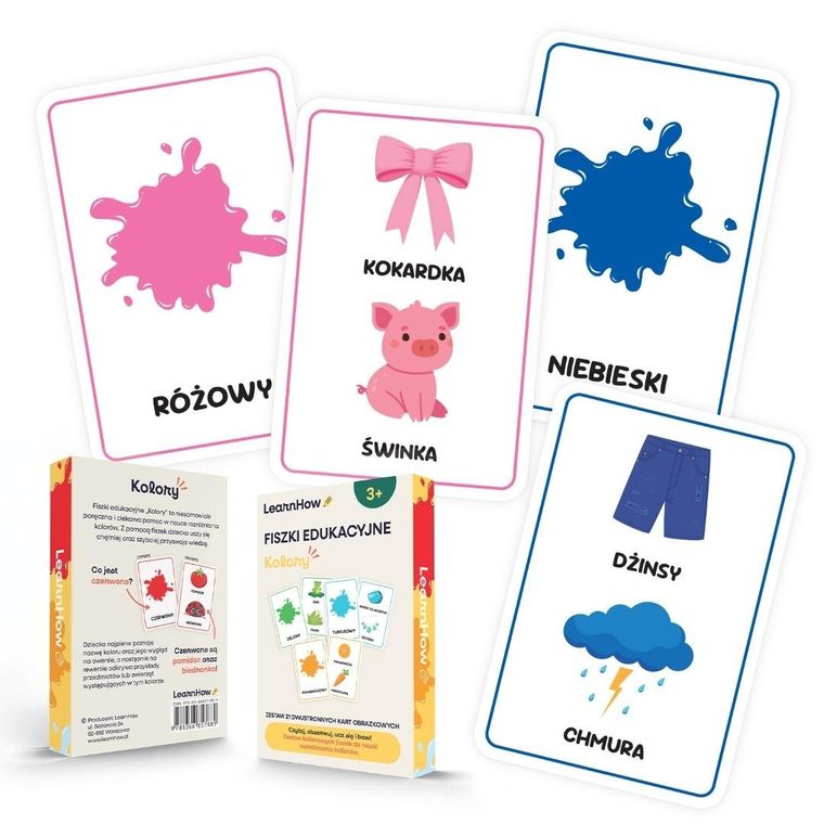 Kolory. Karty obrazkowe. Fiszki