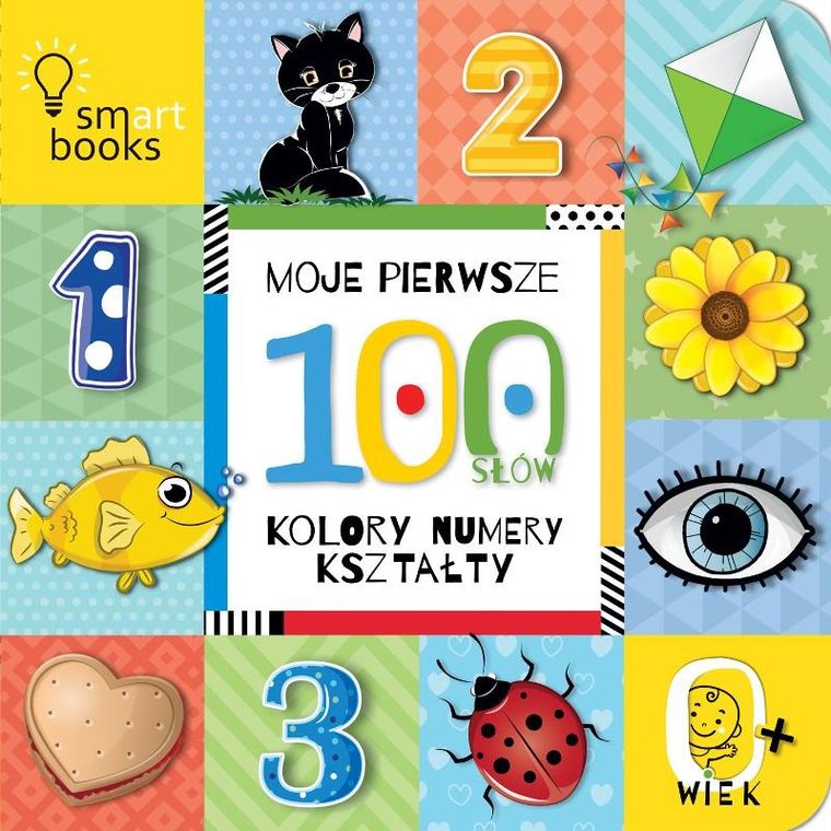 Kolory, numery, kształty. Moje pierwsze 100 słów 0+