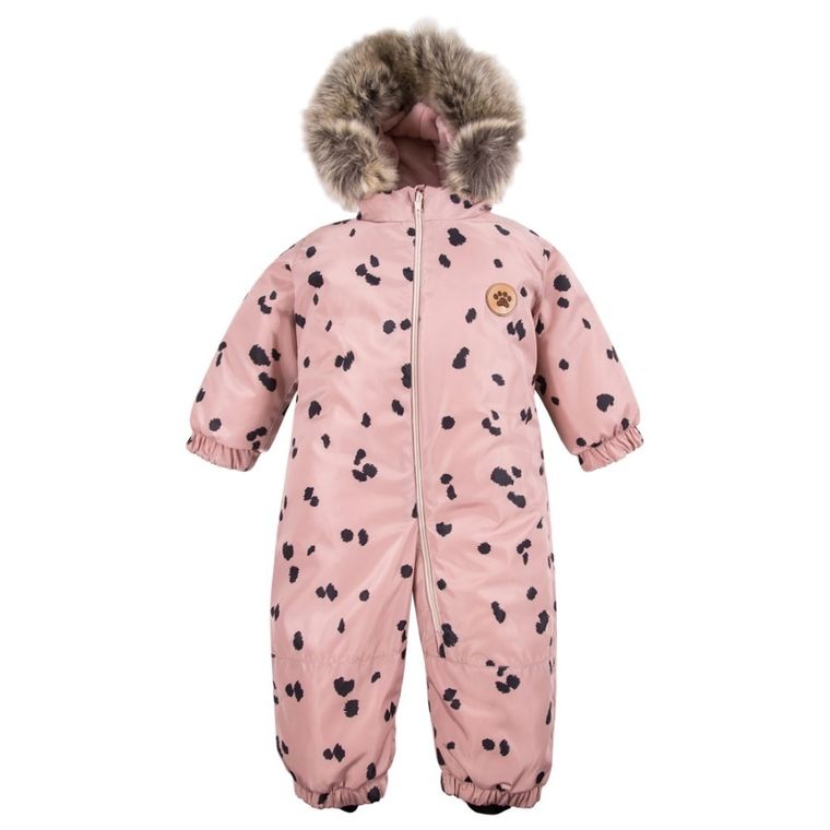 Kombinezon dziewczęcy z kapturem, różowy, Eevi