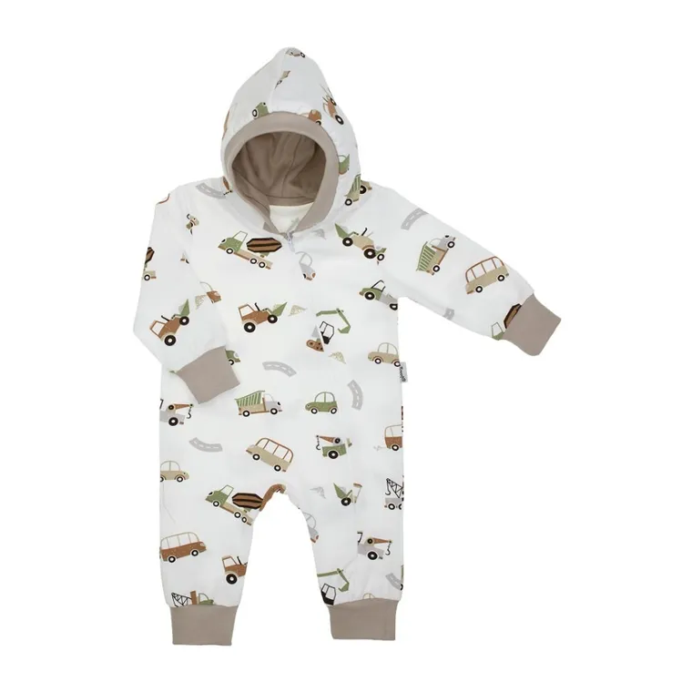 Kombinezon przejściowy chłopięcy z kapturem, mix, Nicol