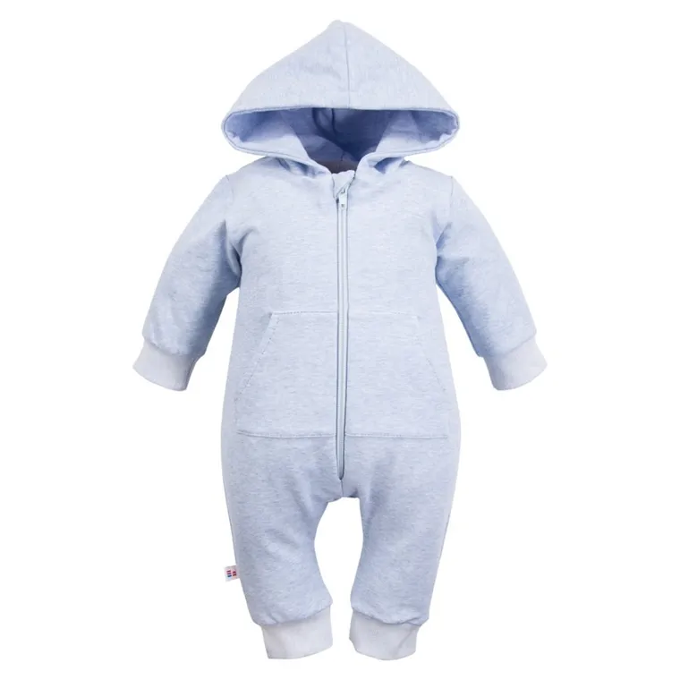 Kombinezon przejściowy dziecięcy z kapturem, niebieski, Eevi