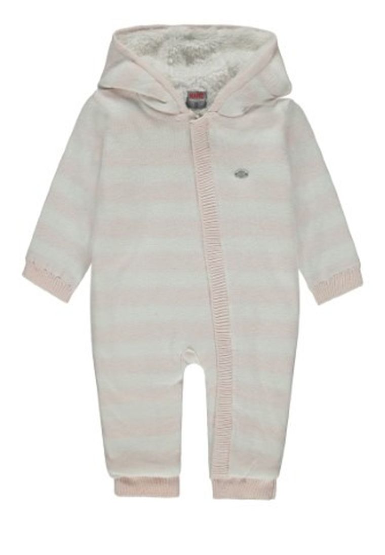 Kombinezon przejściowy dziewczęcy z kapturem, ocieplany, mix, Kanz