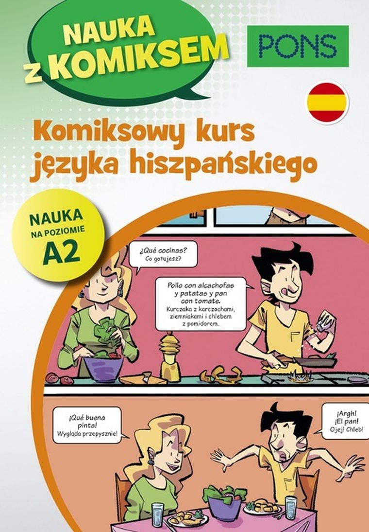 Komiksowy kurs języka hiszpańskiego A2