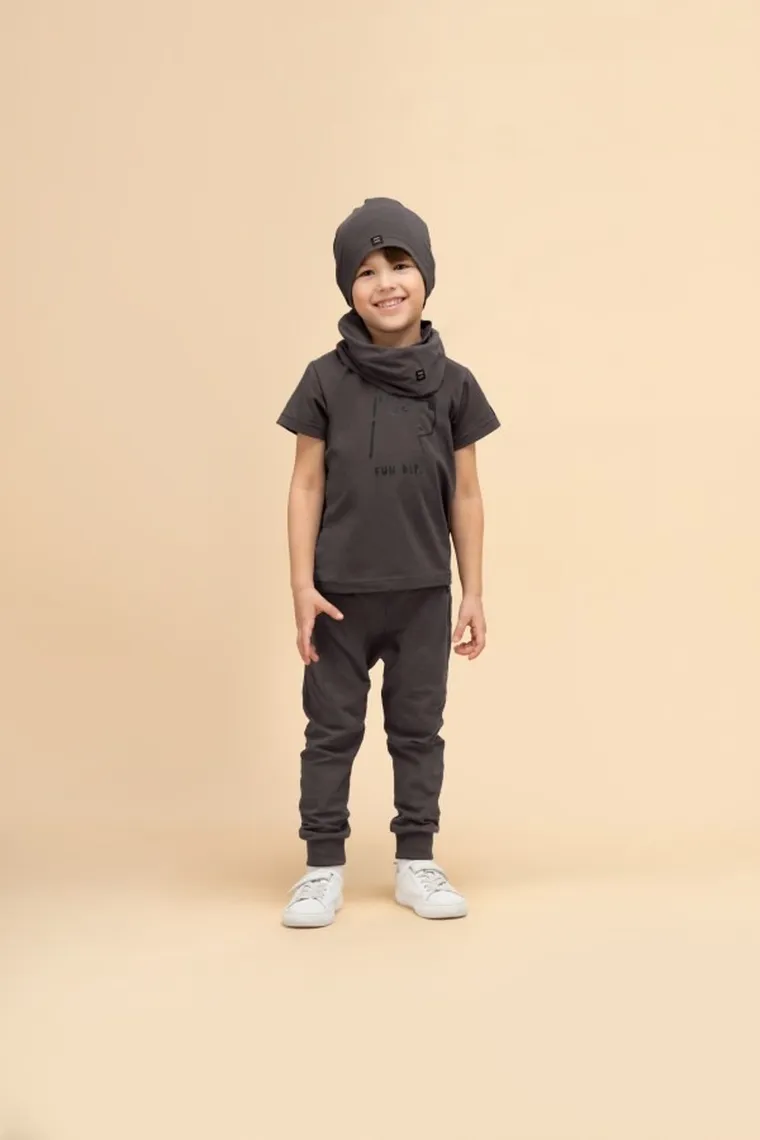 Komin chłopięcy, grafitowy, Pinokio