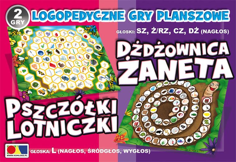 Komlogo, Dżdżownica Żaneta - Pszczółki Lotniczki, gra planszowa