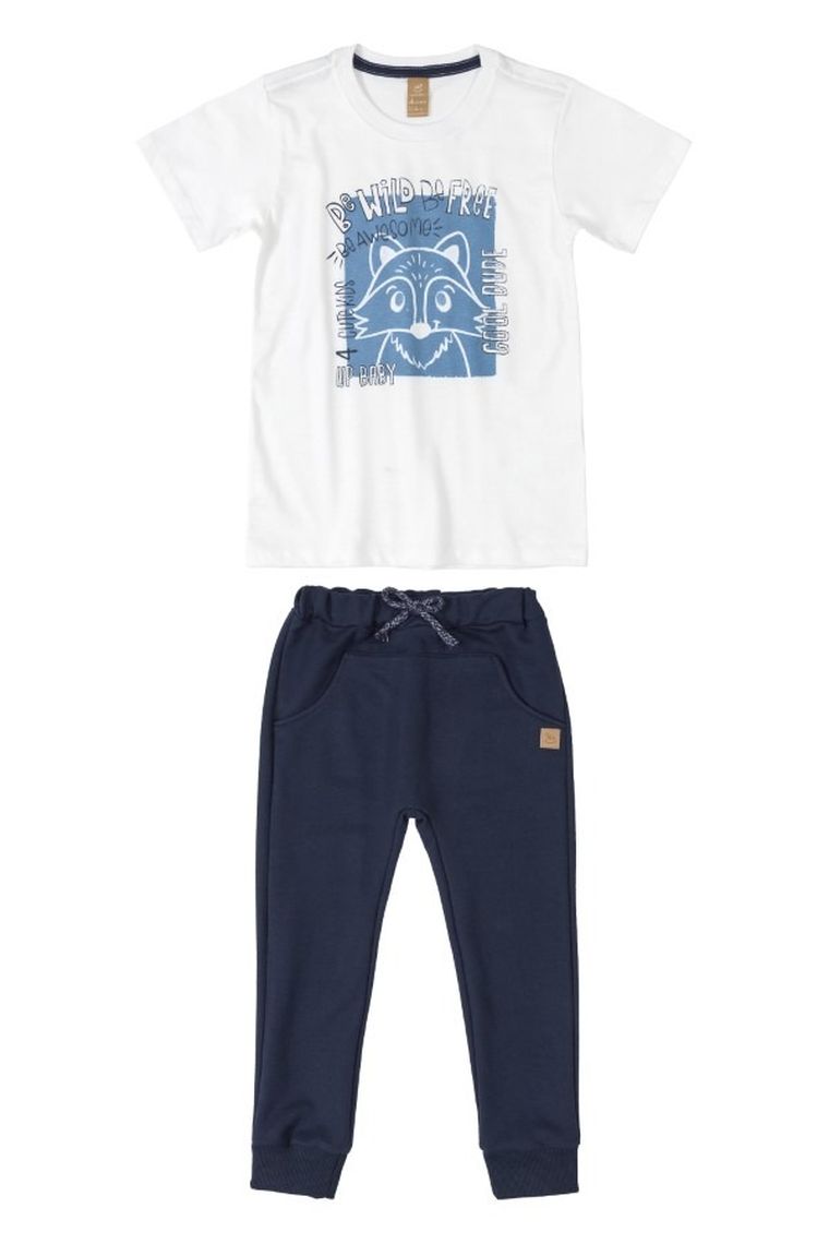 Komplet chłopięcy, T-shirt, Spodnie dresowe, mix, Up Baby