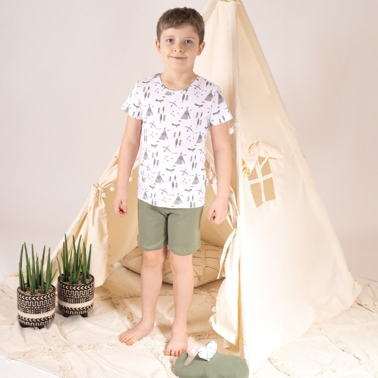 Komplet chłopięcy, T-shirt, Szorty, mix, Nicol