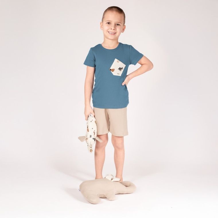 Komplet chłopięcy, T-shirt, Szorty, mix, Nicol