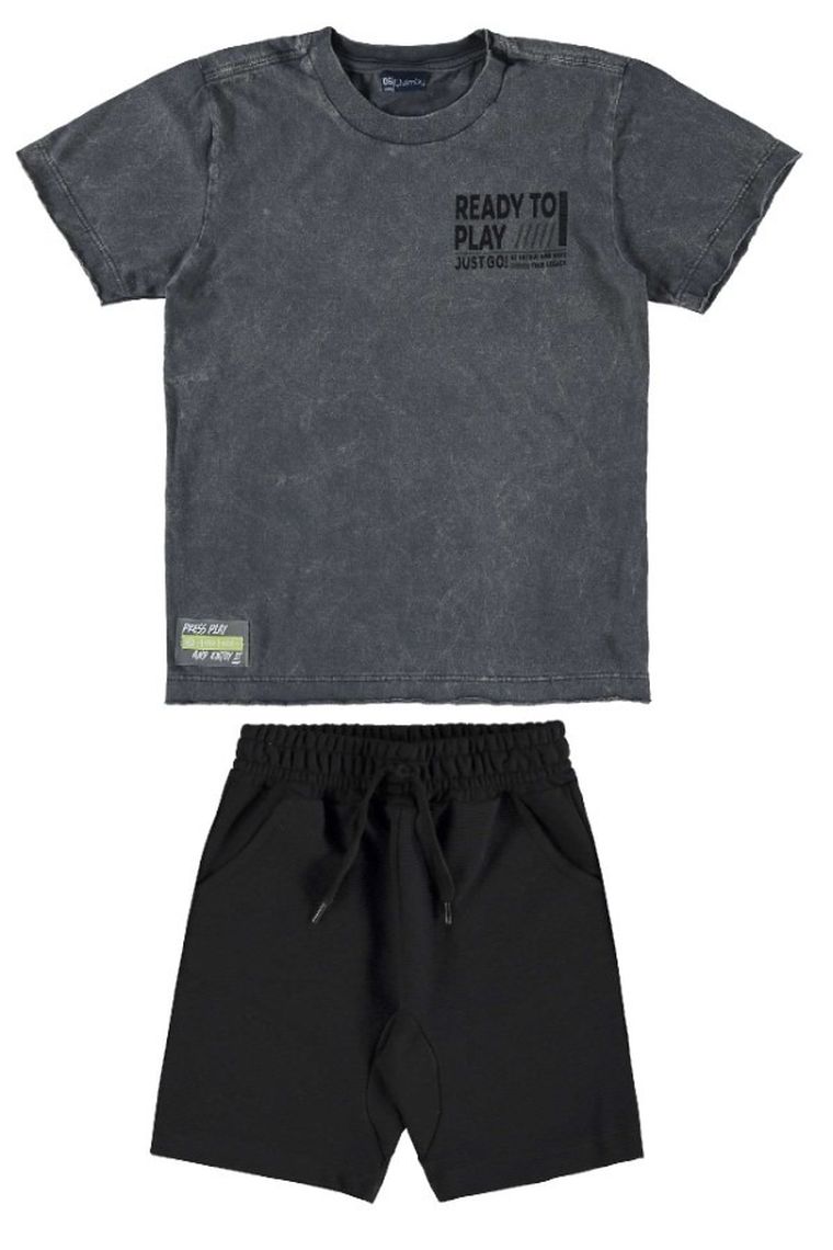 Komplet chłopięcy, T-shirt, Szorty, mix, Quimby