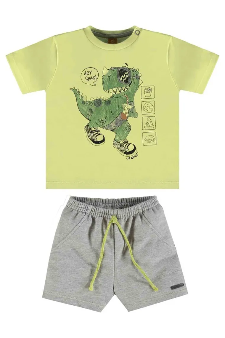 Komplet chłopięcy, T-shirt, Szorty, mix, Up Baby