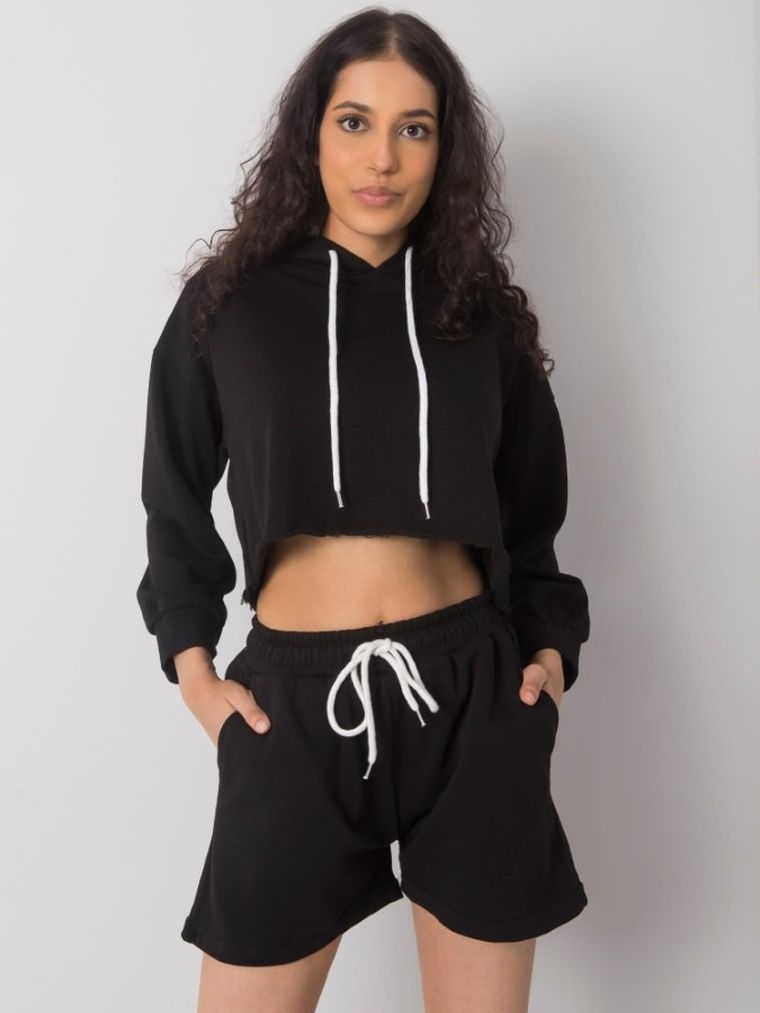 Komplet damski, czarny, Ex Moda