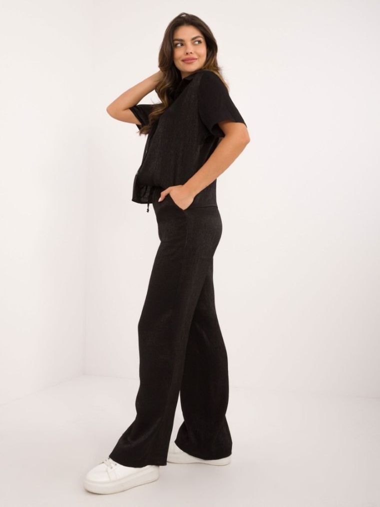 Komplet damski, czarny, Lakerta