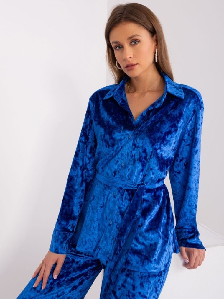 Komplet damski, niebieski, Lakerta