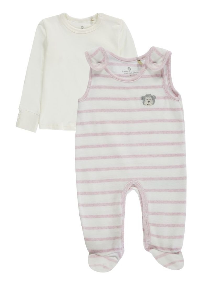 Komplet dziewczęcy, Bluzka z długim rękawem, Śpiochy, bawełna organiczna, mix, Bellybutton