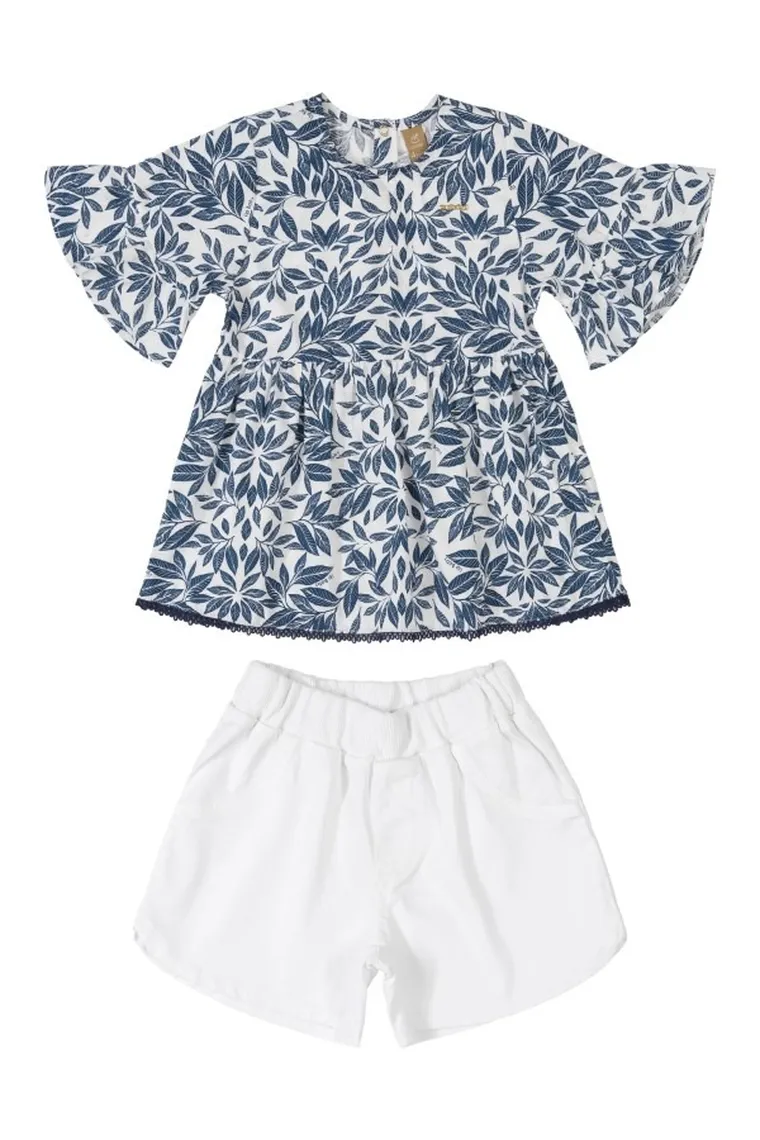 Komplet dziewczęcy, Bluzka z krótkim rękawem, Szorty, mix, Up Baby