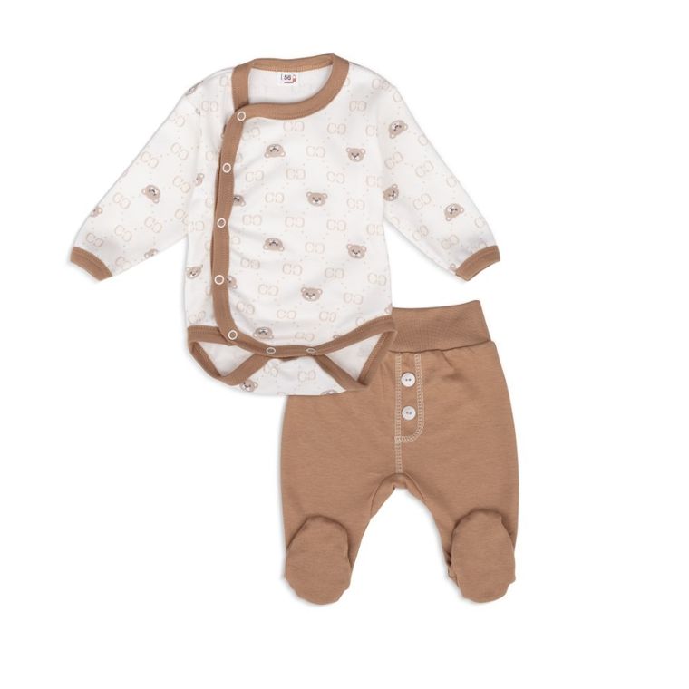 Komplet dziewczęcy, Body z długim rękawem, Półśpiochy, mix, Tup Tup