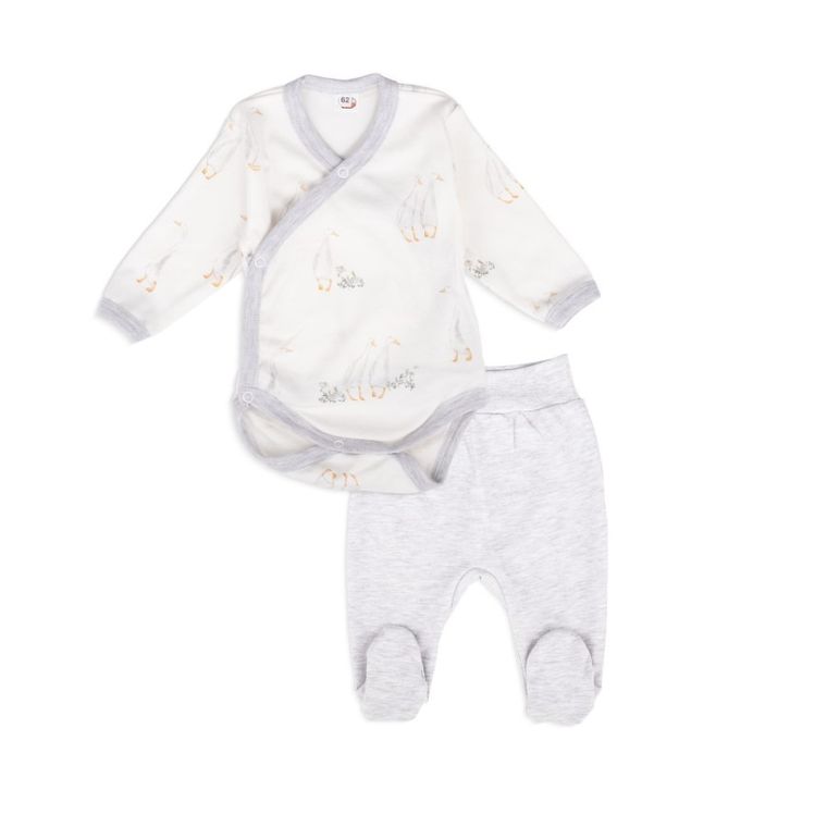 Komplet dziewczęcy, Body z długim rękawem, Półśpiochy, mix, Tup Tup