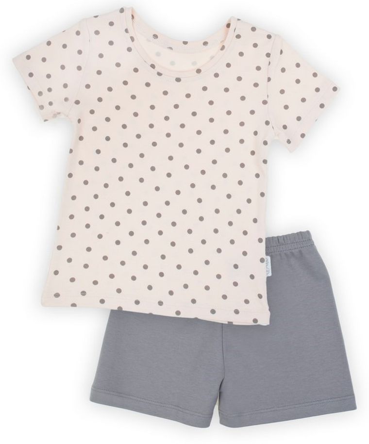 Komplet dziewczęcy, T-shirt, Szorty, mix, Nicol