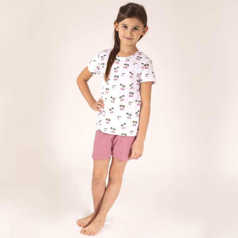 Komplet dziewczęcy, T-shirt, Szorty, mix, Nicol