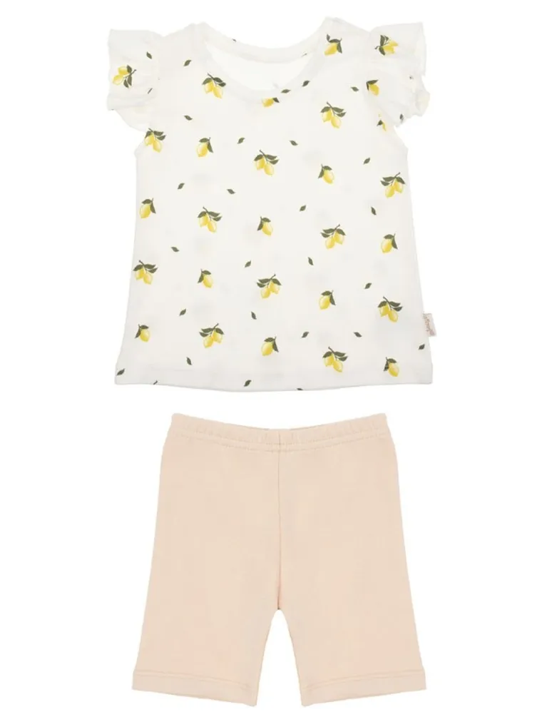 Komplet dziewczęcy, T-shirt, Szorty, mix, Nicol