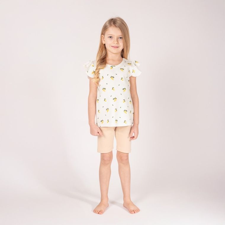 Komplet dziewczęcy, T-shirt, Szorty, mix, Nicol