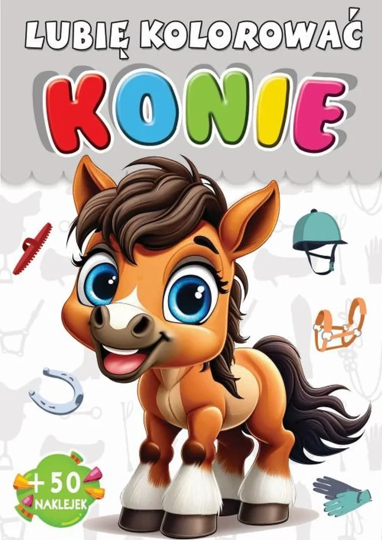 Konie. Lubię kolorować