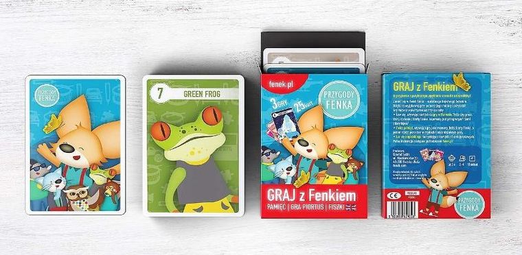 Konrad Sobik, Graj z Fenkiem, momery, Piotruś, fiszki angielskie. gra familijna