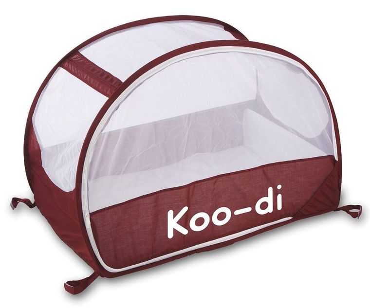 Koo-di, łóżeczko turystyczne Pop Up Bubble Cot, bordo