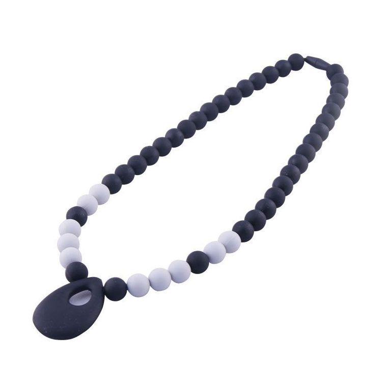 Koo-di, naszyjnik do gryzienia, Wisiorek czarno/szary