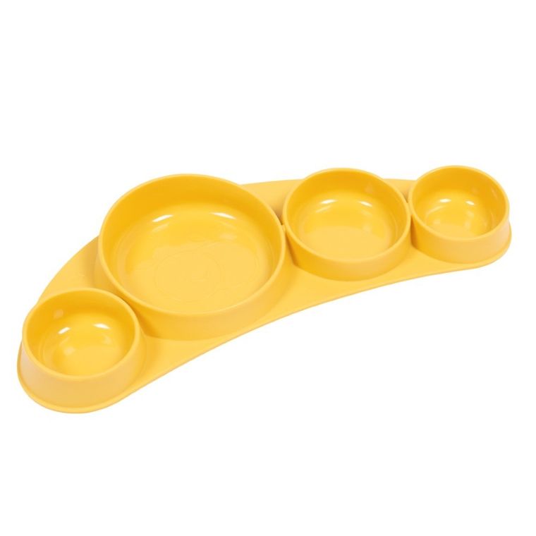 Koo-di, Tiny Tapas, talerz silikonowy, Buttercup