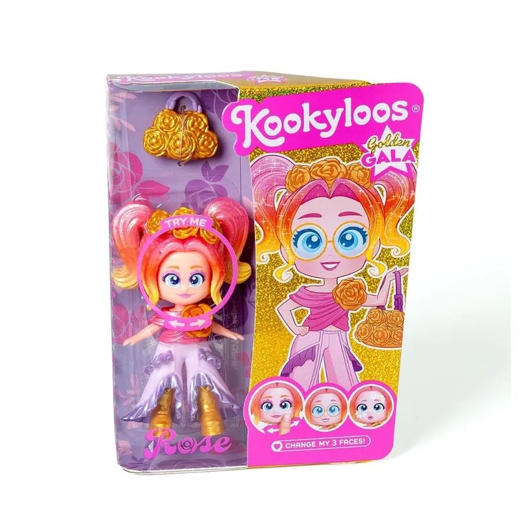 Kookyloos, Golden Gala, Rose, zestaw z figurką