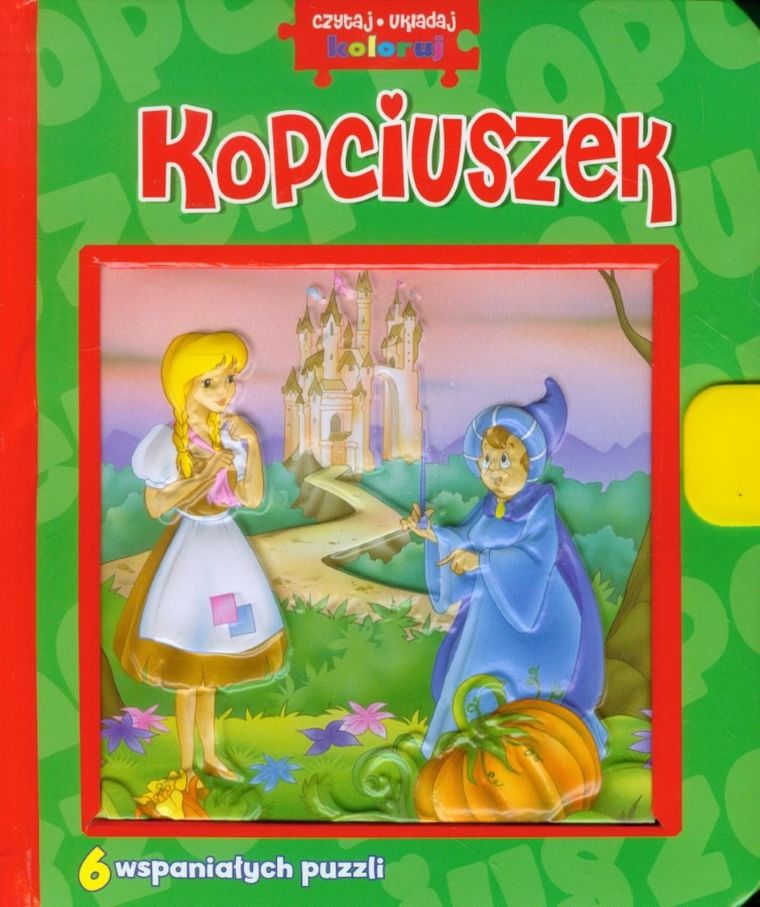 Kopciuszek. Czytaj, układaj, koloruj