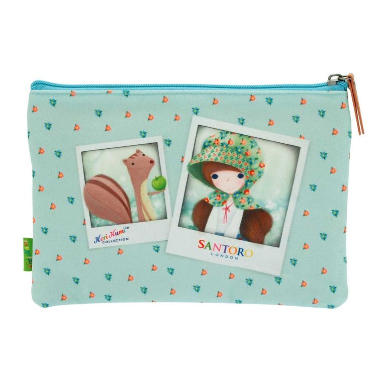 Kori Kumi, An Apple A Day, płaska saszetka z dwoma suwakami