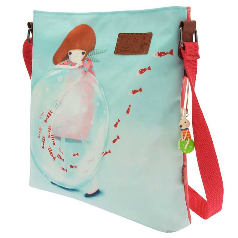 Kori Kumi, Little Fishes, torba na skos z nadrukiem