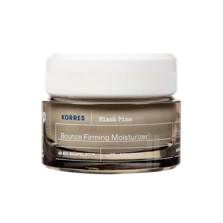 Korres, Black Pine Bounce Firming Moisturizer, krem ujędrniający na dzień do cery suchej i bardzo suchej, 40 ml