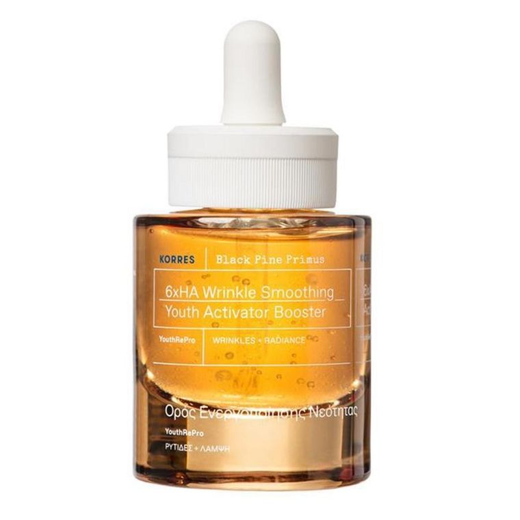 Korres, Black Pine Primus, skoncentrowany booster wygładzający zmarszczki, 30 ml