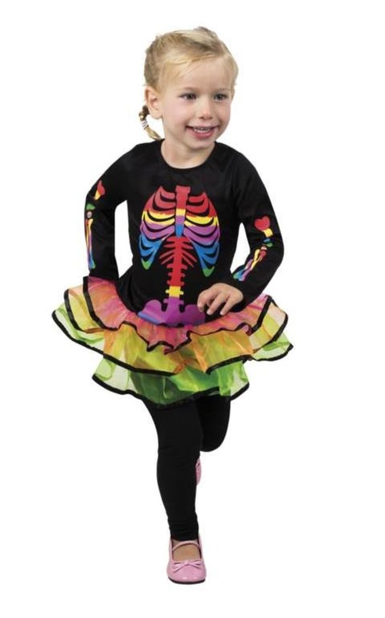 Kościotrup, sukienka, strój dla dzieci, 122/128