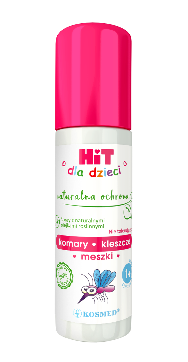 Kosmed, spray dla dzieci z naturalnymi olejkami eterycznymi na komary i kleszcze, 100 ml