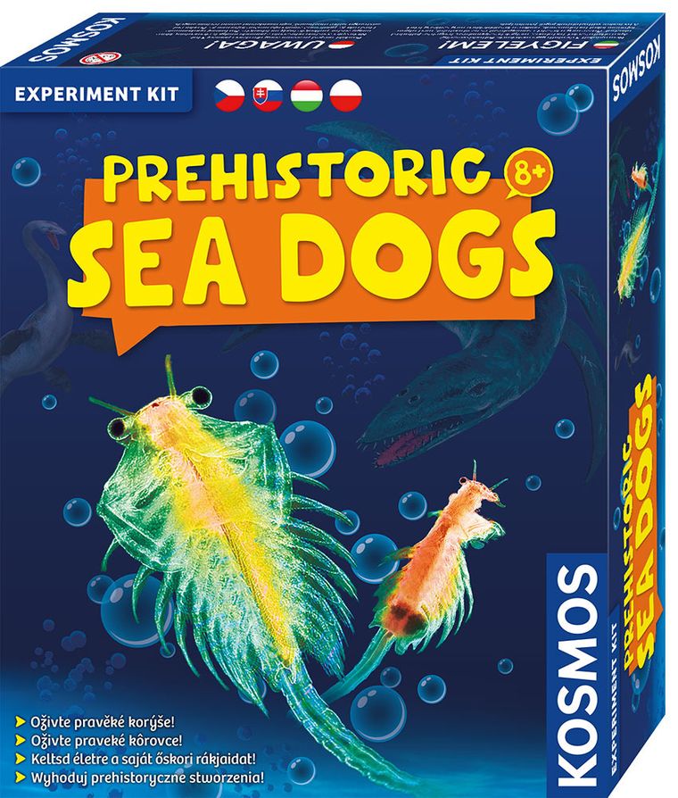 Kosmos, prehistoryczne żyjątka, zestaw eksperymentalny