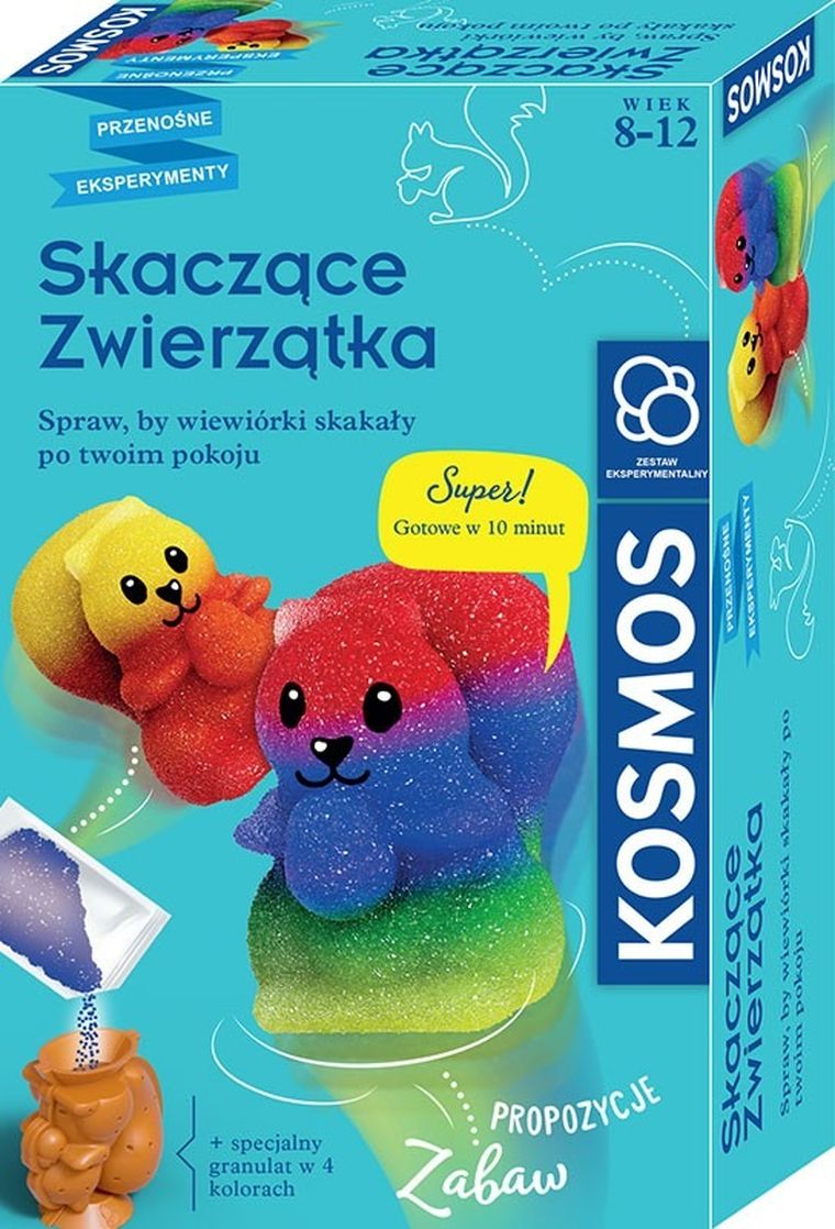 Kosmos, Skaczące Zwierzątka, stwórz figurki, zestaw kreatywny