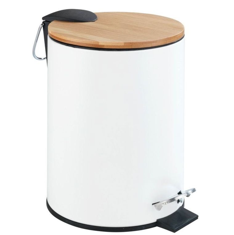 Kosz łazienkowy, tortona, Easy Close, 3 l, biały matowy