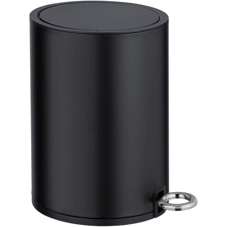 Kosz łazienkowy z pedałem, Monza, czarny