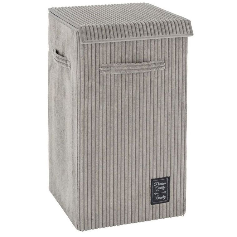 Kosz na pranie, Cora, 63 l, szary