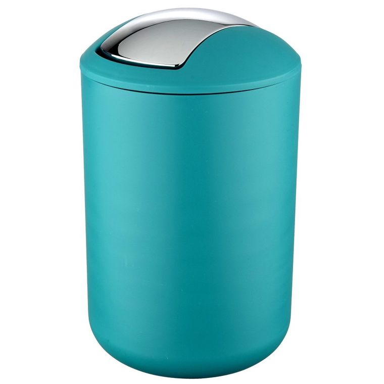 Kosz na śmieci, Brasil, turkusowy, 6, 5 l