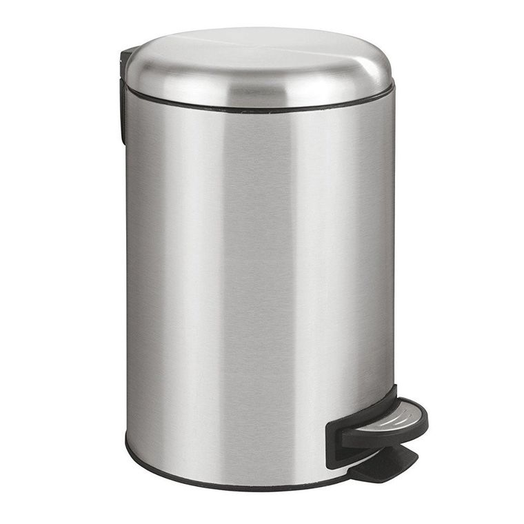 Kosz na śmieci ze stali nierdzewnej, Leman Easy Close, 12 l