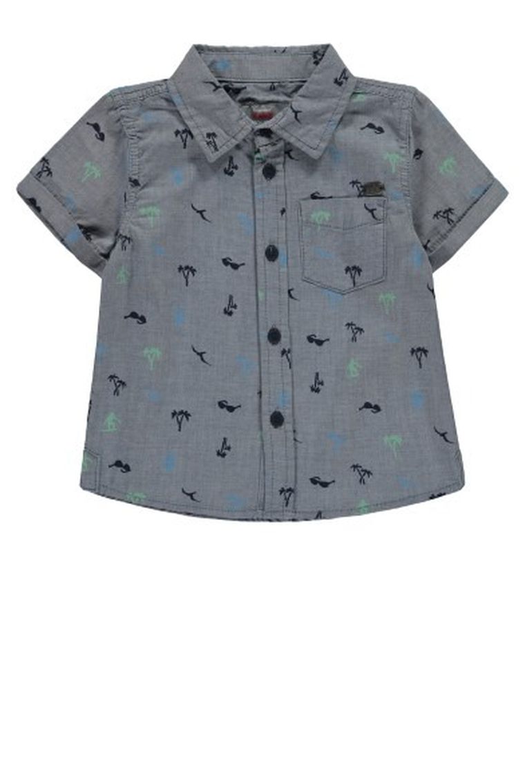 Koszula chłopięca z krótkim rękawem, mix, Kanz