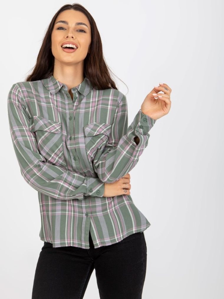 Koszula damska, khaki, Factory Price